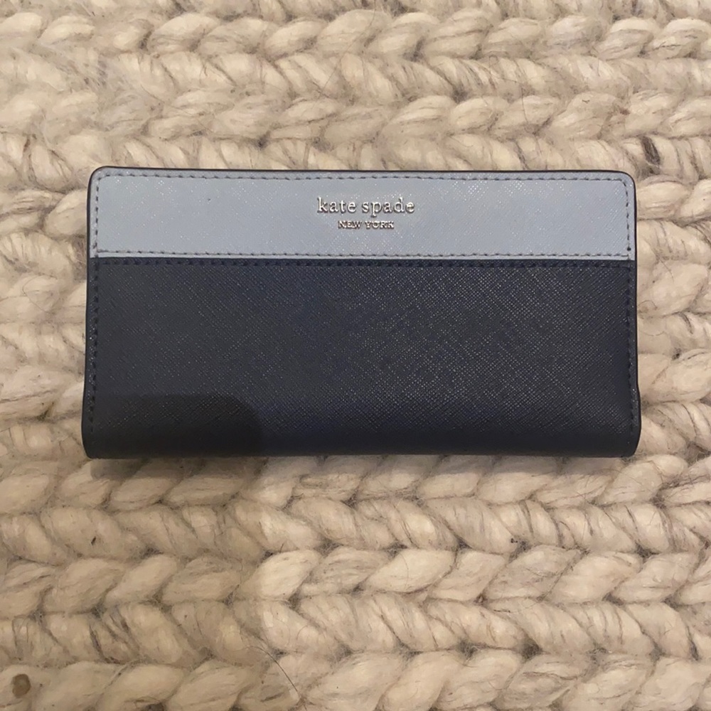 Kate spade navy wallet